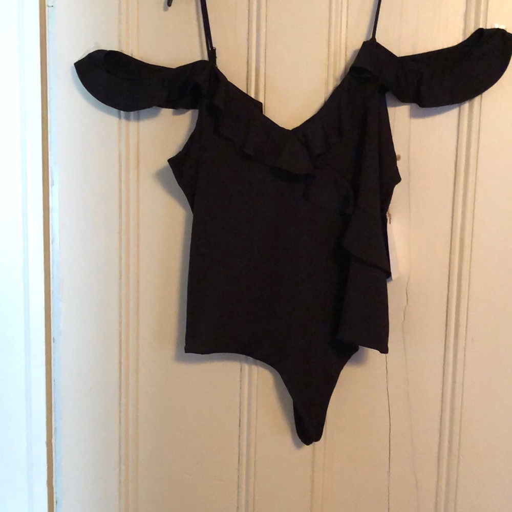 Leith Black Bodysuit